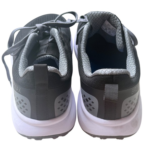 BRONAX Mens Running Shoes Size 42 Wide Toe Box Black Grey Lightweight Sneakers main image 6